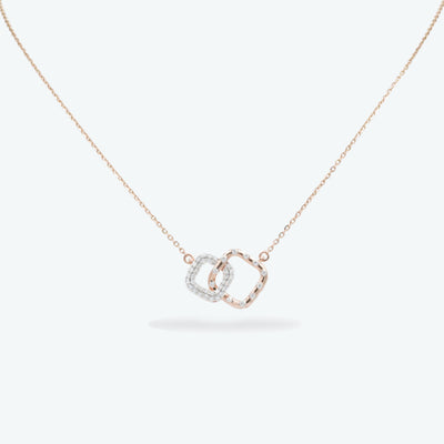 Eternal Embrace Diamond Pendant Set
